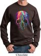 Halloween Melting Skull Sweatshirt