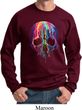 Halloween Melting Skull Sweatshirt