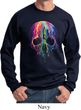 Halloween Melting Skull Sweatshirt