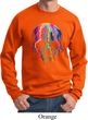 Halloween Melting Skull Sweatshirt