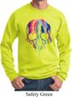 Halloween Melting Skull Sweatshirt