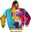 Halloween Melting Skull Tie Dye Hoodie
