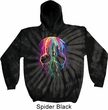Halloween Melting Skull Tie Dye Hoodie