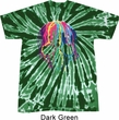 Halloween Melting Skull Twist Tie Dye Shirt
