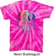Halloween Melting Skull Twist Tie Dye Shirt