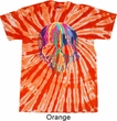 Halloween Melting Skull Twist Tie Dye Shirt
