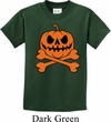 Halloween Pumpkin Skeleton Kids Shirt