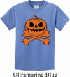 Halloween Pumpkin Skeleton Kids Shirt
