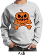 Halloween Pumpkin Skeleton Kids Sweat Shirt