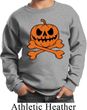 Halloween Pumpkin Skeleton Kids Sweat Shirt