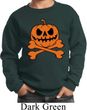 Halloween Pumpkin Skeleton Kids Sweat Shirt