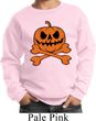 Halloween Pumpkin Skeleton Kids Sweat Shirt