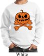 Halloween Pumpkin Skeleton Kids Sweat Shirt