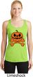 Halloween Pumpkin Skeleton Ladies Dry Wicking Racerback Tank Top