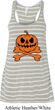Halloween Pumpkin Skeleton Ladies Flowy Racerback Tanktop