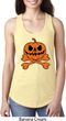 Halloween Pumpkin Skeleton Ladies Ideal Tank Top