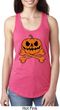 Halloween Pumpkin Skeleton Ladies Ideal Tank Top