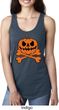 Halloween Pumpkin Skeleton Ladies Ideal Tank Top