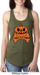 Halloween Pumpkin Skeleton Ladies Ideal Tank Top