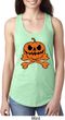 Halloween Pumpkin Skeleton Ladies Ideal Tank Top
