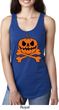 Halloween Pumpkin Skeleton Ladies Ideal Tank Top