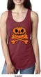 Halloween Pumpkin Skeleton Ladies Ideal Tank Top