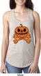 Halloween Pumpkin Skeleton Ladies Ideal Tank Top
