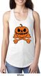 Halloween Pumpkin Skeleton Ladies Ideal Tank Top