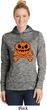 Halloween Pumpkin Skeleton Ladies Moisture Wicking Hoodie