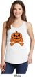 Halloween Pumpkin Skeleton Ladies Tank Top