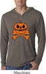 Halloween Pumpkin Skeleton Lightweight Hoodie Shirt