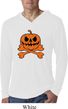 Halloween Pumpkin Skeleton Lightweight Hoodie Shirt