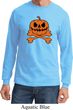 Halloween Pumpkin Skeleton Long Sleeve Shirt