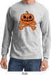 Halloween Pumpkin Skeleton Long Sleeve Shirt