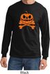 Halloween Pumpkin Skeleton Long Sleeve Shirt