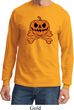 Halloween Pumpkin Skeleton Long Sleeve Shirt