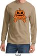 Halloween Pumpkin Skeleton Long Sleeve Shirt