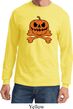 Halloween Pumpkin Skeleton Long Sleeve Shirt