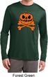 Halloween Pumpkin Skeleton Mens Dry Wicking Long Sleeve Shirt