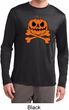 Halloween Pumpkin Skeleton Mens Dry Wicking Long Sleeve Shirt