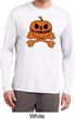 Halloween Pumpkin Skeleton Mens Dry Wicking Long Sleeve Shirt