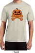 Halloween Pumpkin Skeleton Mens Moisture Wicking Shirt