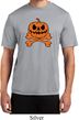Halloween Pumpkin Skeleton Mens Moisture Wicking Shirt
