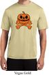 Halloween Pumpkin Skeleton Mens Moisture Wicking Shirt