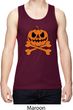 Halloween Pumpkin Skeleton Mens Moisture Wicking Tanktop