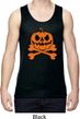 Halloween Pumpkin Skeleton Mens Moisture Wicking Tanktop