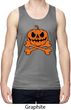 Halloween Pumpkin Skeleton Mens Moisture Wicking Tanktop
