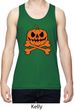 Halloween Pumpkin Skeleton Mens Moisture Wicking Tanktop