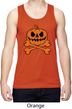 Halloween Pumpkin Skeleton Mens Moisture Wicking Tanktop