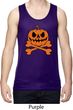 Halloween Pumpkin Skeleton Mens Moisture Wicking Tanktop